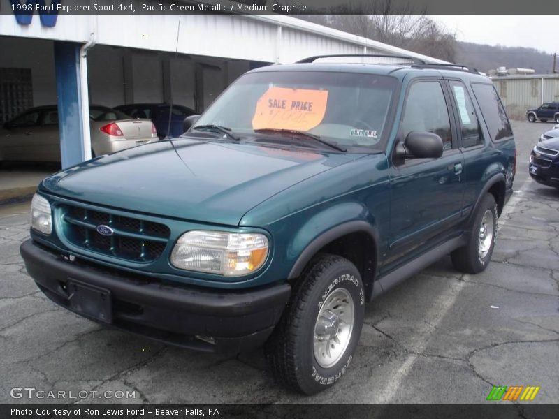 Pacific Green Metallic / Medium Graphite 1998 Ford Explorer Sport 4x4