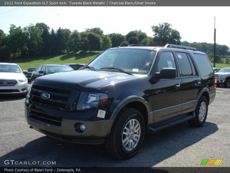 Tuxedo Black Metallic / Charcoal Black/Silver Smoke 2012 Ford Expedition XLT Sport 4x4