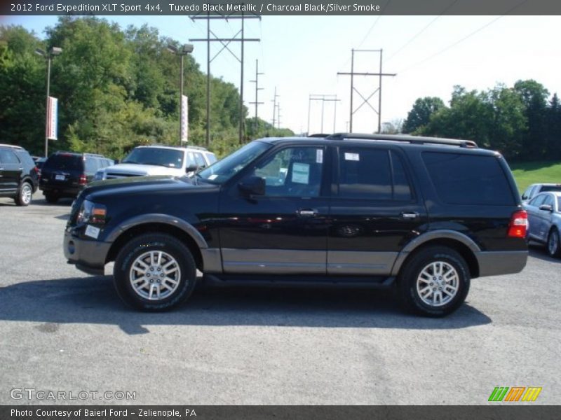 Tuxedo Black Metallic / Charcoal Black/Silver Smoke 2012 Ford Expedition XLT Sport 4x4