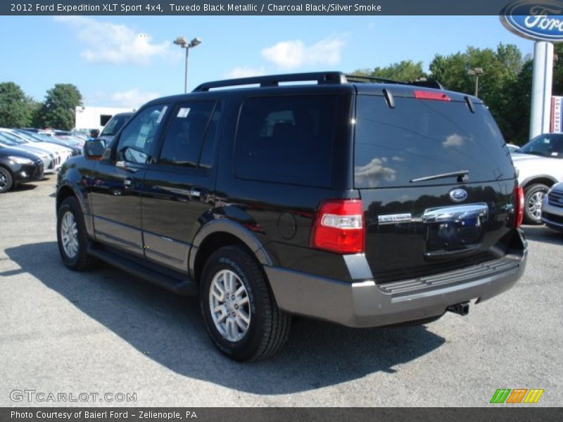 Tuxedo Black Metallic / Charcoal Black/Silver Smoke 2012 Ford Expedition XLT Sport 4x4