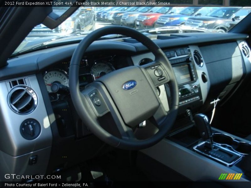 Tuxedo Black Metallic / Charcoal Black/Silver Smoke 2012 Ford Expedition XLT Sport 4x4