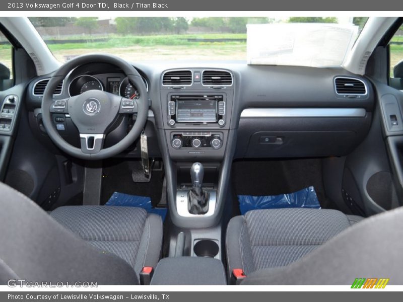 Black / Titan Black 2013 Volkswagen Golf 4 Door TDI