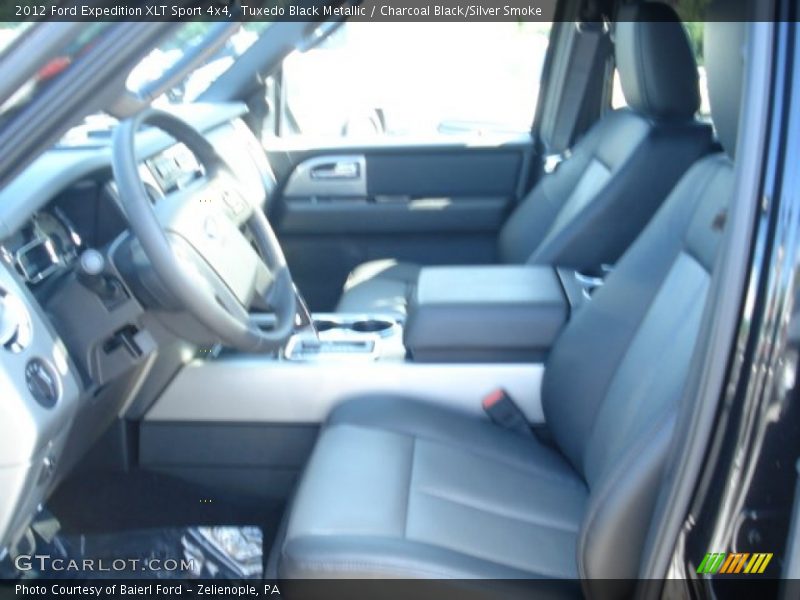 Tuxedo Black Metallic / Charcoal Black/Silver Smoke 2012 Ford Expedition XLT Sport 4x4