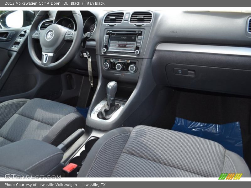 Black / Titan Black 2013 Volkswagen Golf 4 Door TDI
