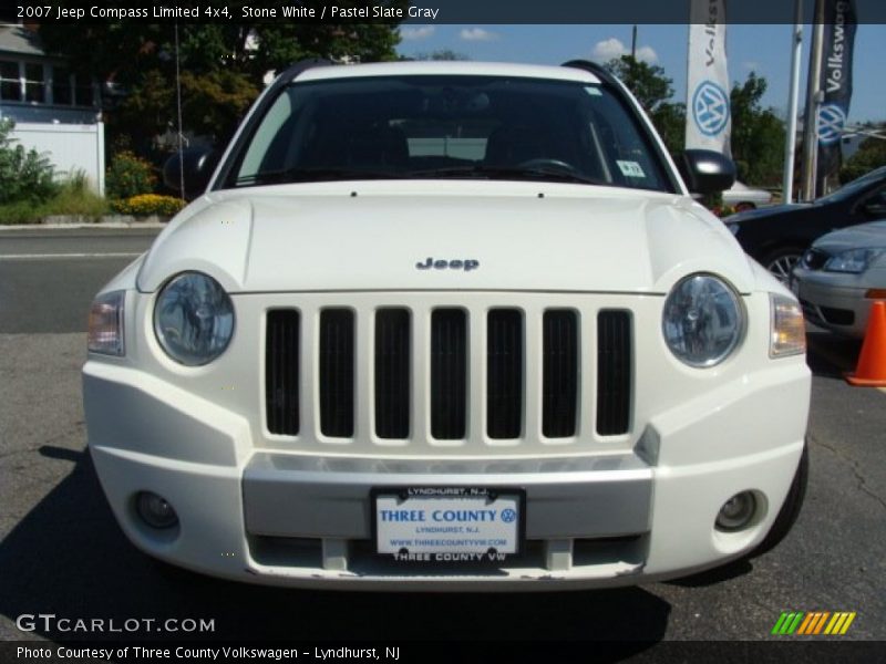 Stone White / Pastel Slate Gray 2007 Jeep Compass Limited 4x4