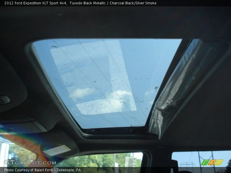 Tuxedo Black Metallic / Charcoal Black/Silver Smoke 2012 Ford Expedition XLT Sport 4x4