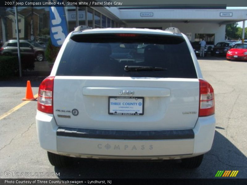 Stone White / Pastel Slate Gray 2007 Jeep Compass Limited 4x4