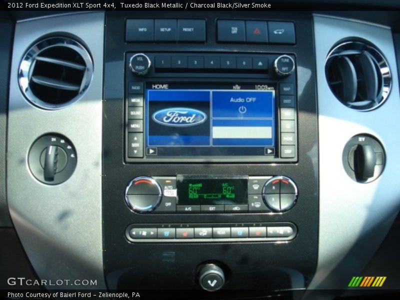 Tuxedo Black Metallic / Charcoal Black/Silver Smoke 2012 Ford Expedition XLT Sport 4x4