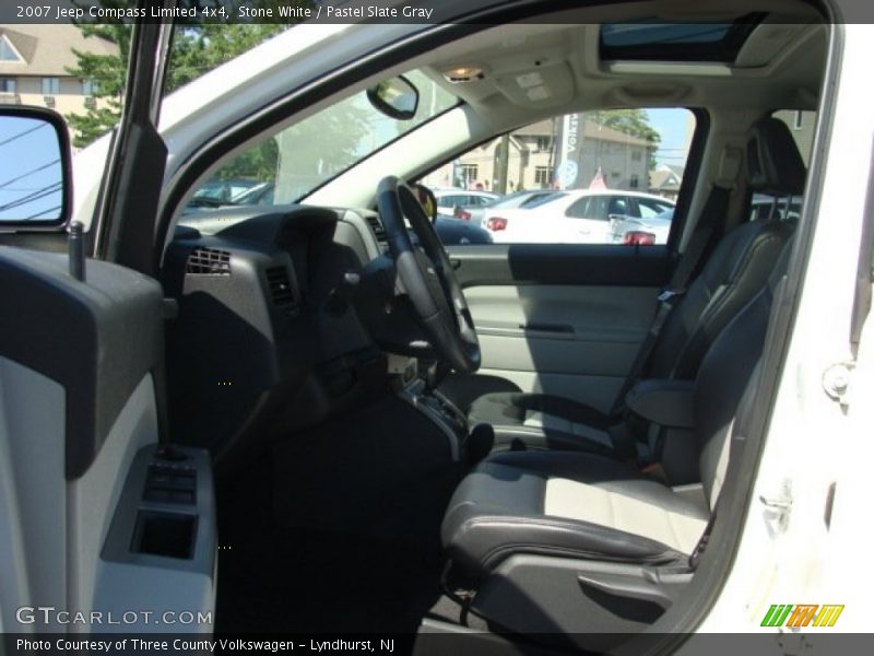 Stone White / Pastel Slate Gray 2007 Jeep Compass Limited 4x4