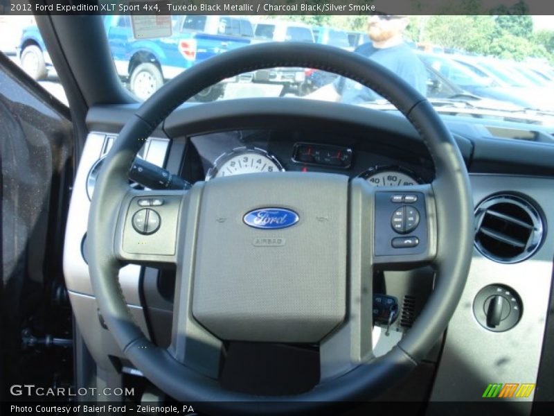 Tuxedo Black Metallic / Charcoal Black/Silver Smoke 2012 Ford Expedition XLT Sport 4x4