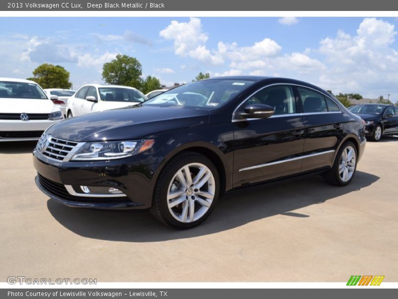Deep Black Metallic / Black 2013 Volkswagen CC Lux