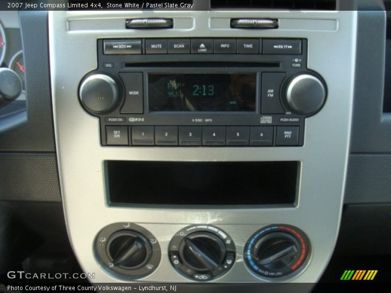Stone White / Pastel Slate Gray 2007 Jeep Compass Limited 4x4