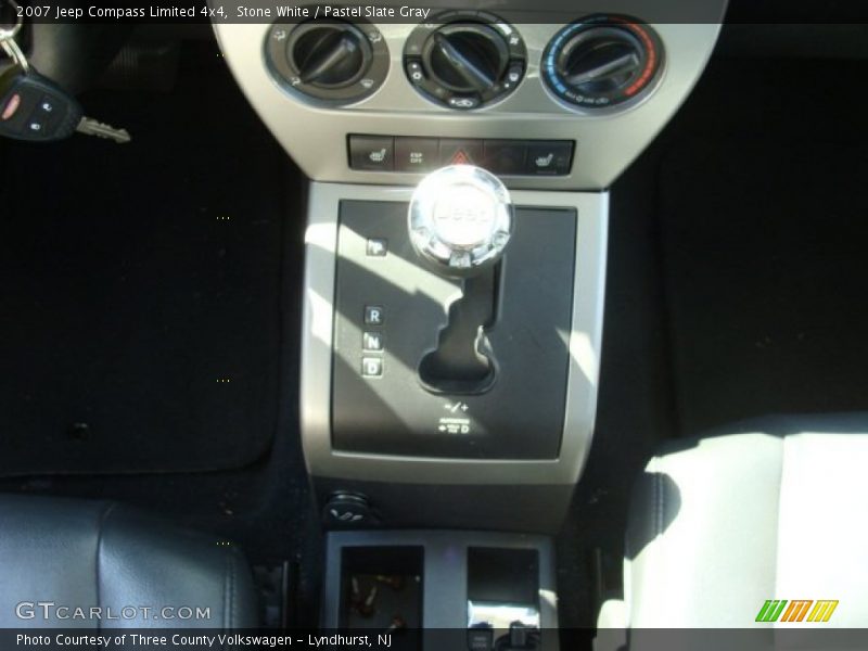 Stone White / Pastel Slate Gray 2007 Jeep Compass Limited 4x4
