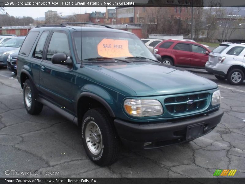Pacific Green Metallic / Medium Graphite 1998 Ford Explorer Sport 4x4