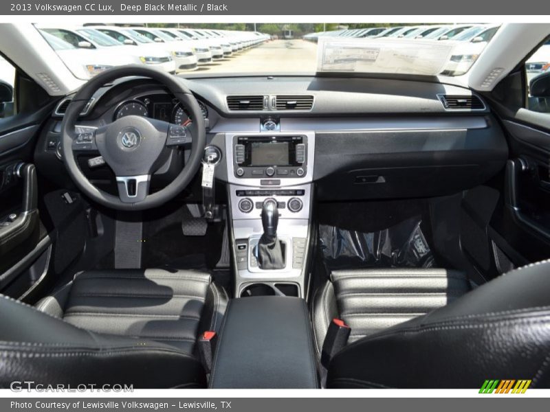 Deep Black Metallic / Black 2013 Volkswagen CC Lux