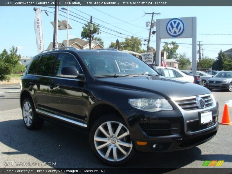 Black Magic Metallic / Latte Macchiatto/St. Tropez 2010 Volkswagen Touareg VR6 FSI 4XMotion