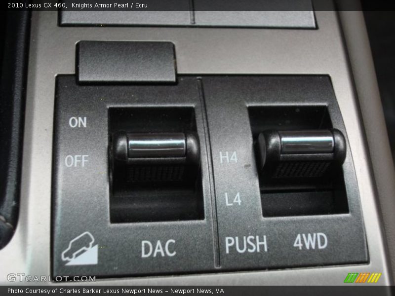 Controls of 2010 GX 460