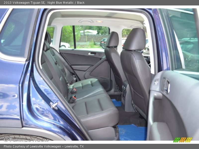 Night Blue Metallic / Black 2013 Volkswagen Tiguan SE