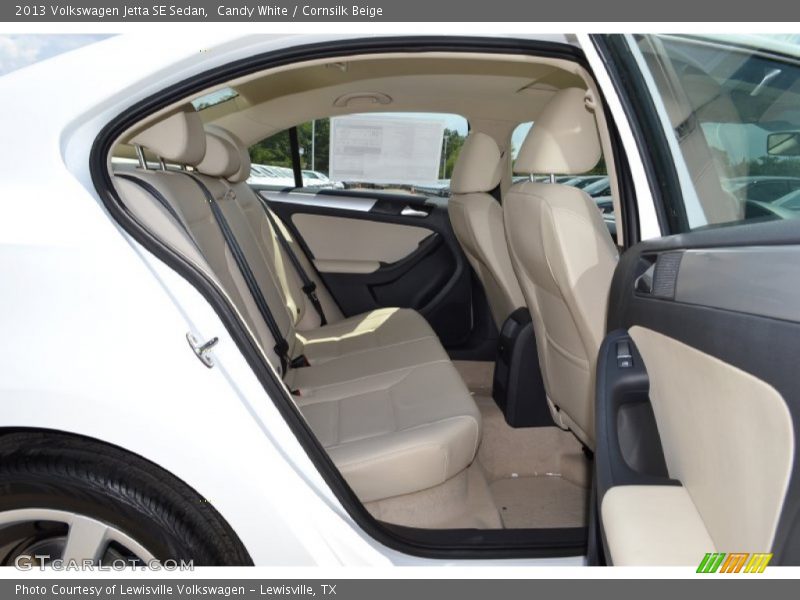 Candy White / Cornsilk Beige 2013 Volkswagen Jetta SE Sedan