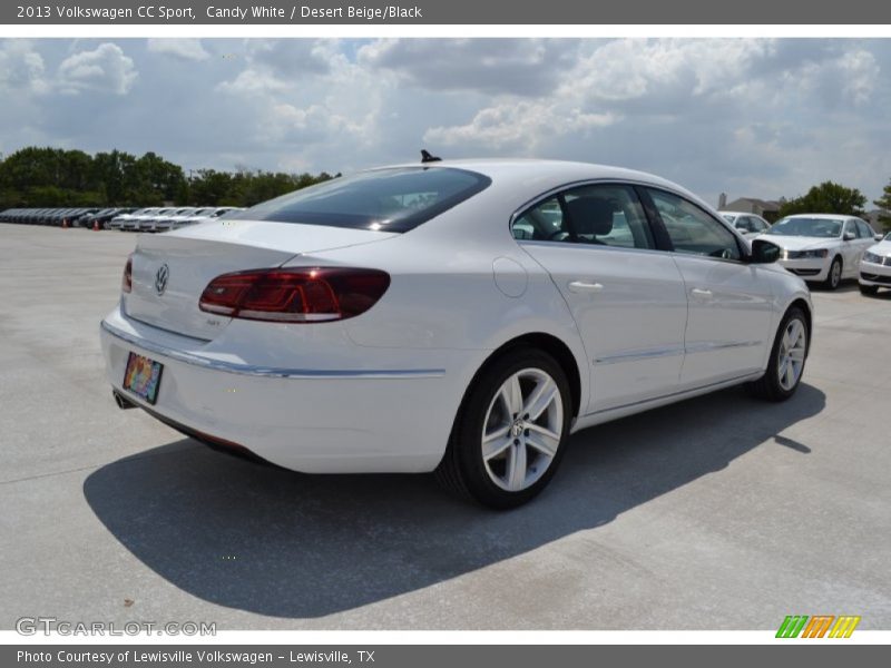 Candy White / Desert Beige/Black 2013 Volkswagen CC Sport
