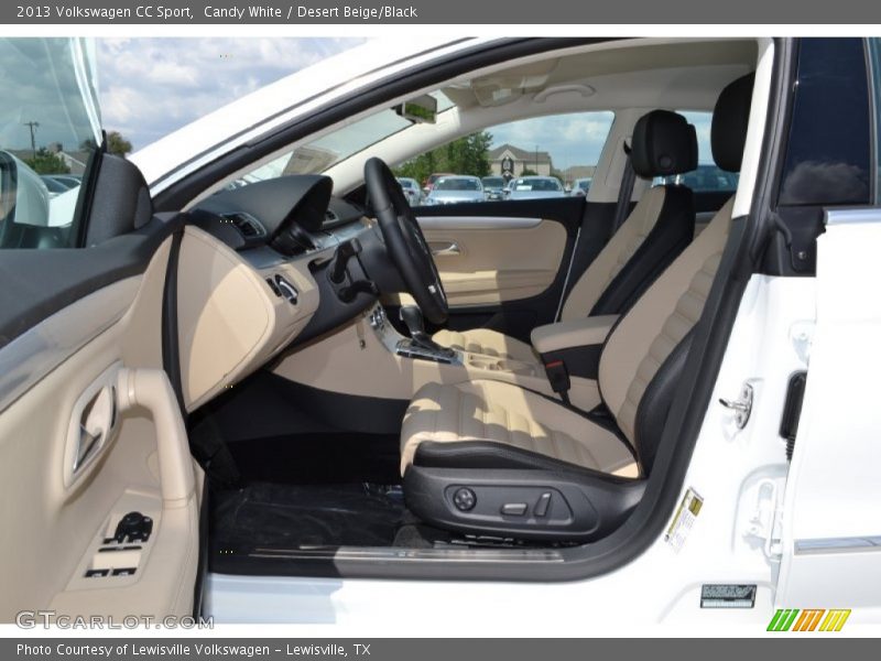Candy White / Desert Beige/Black 2013 Volkswagen CC Sport