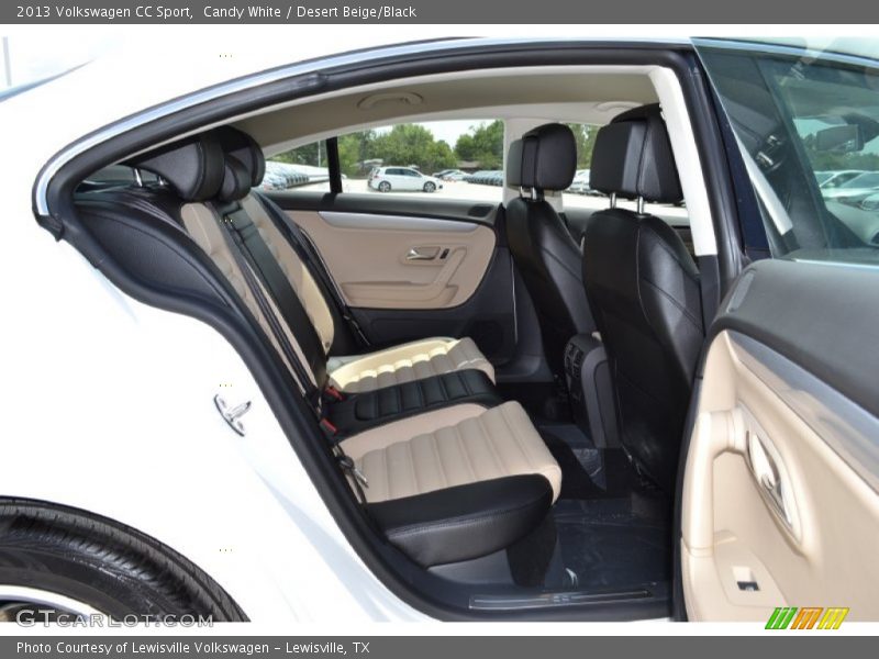 Candy White / Desert Beige/Black 2013 Volkswagen CC Sport