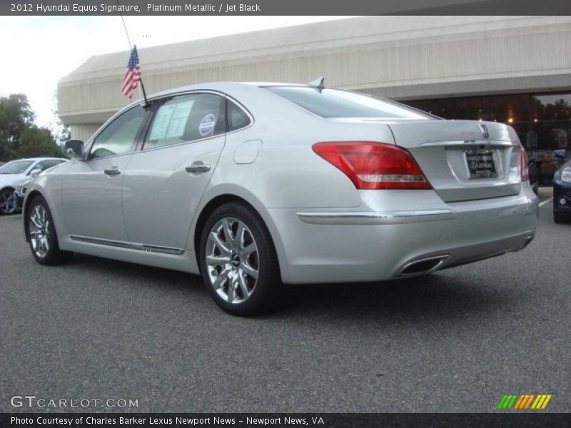 Platinum Metallic / Jet Black 2012 Hyundai Equus Signature