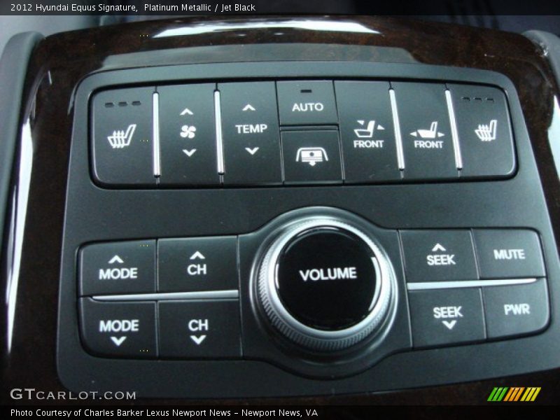 Controls of 2012 Equus Signature