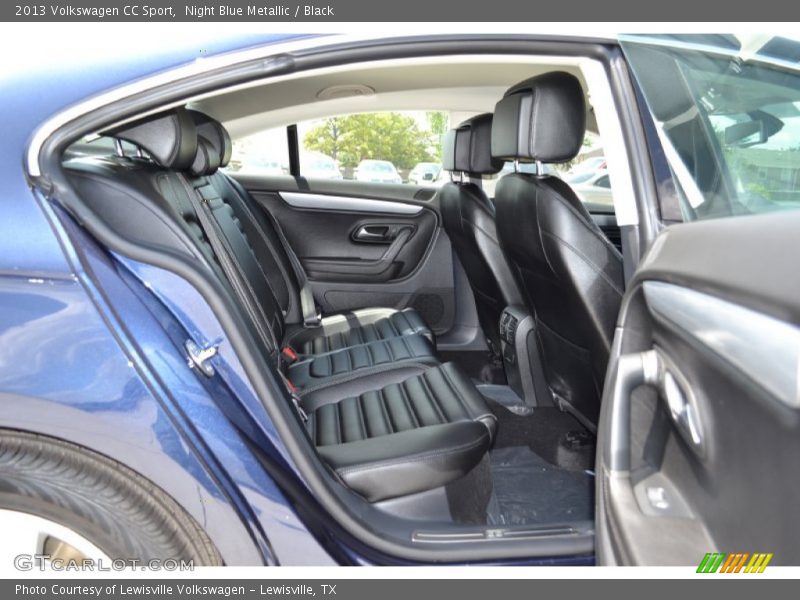 Night Blue Metallic / Black 2013 Volkswagen CC Sport