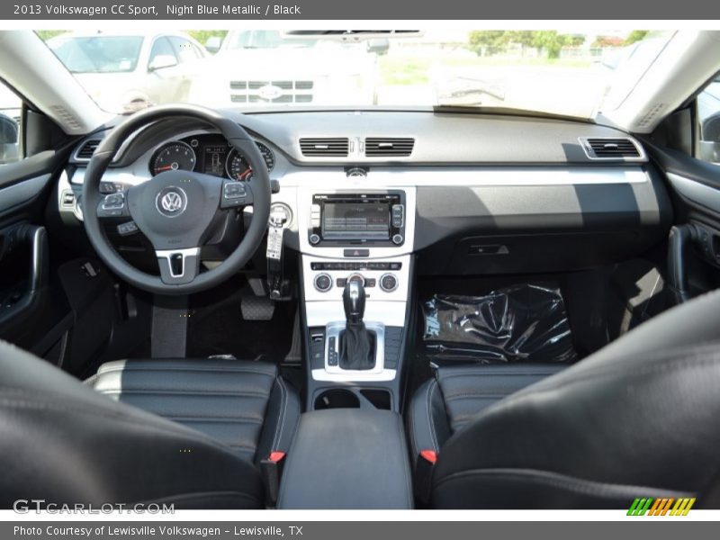 Night Blue Metallic / Black 2013 Volkswagen CC Sport