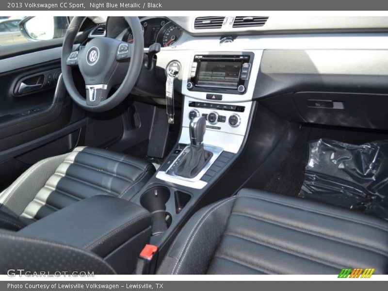 Night Blue Metallic / Black 2013 Volkswagen CC Sport