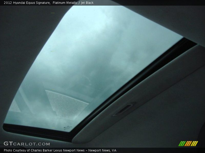 Platinum Metallic / Jet Black 2012 Hyundai Equus Signature