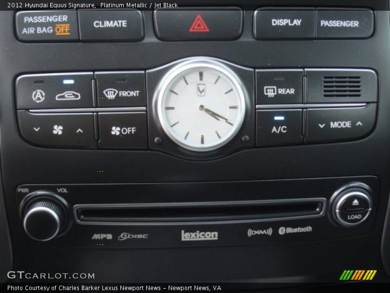 Controls of 2012 Equus Signature