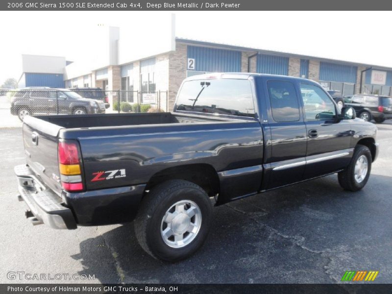 Deep Blue Metallic / Dark Pewter 2006 GMC Sierra 1500 SLE Extended Cab 4x4