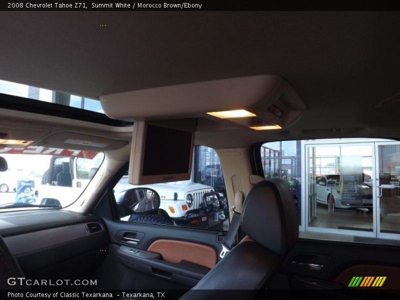 Summit White / Morocco Brown/Ebony 2008 Chevrolet Tahoe Z71