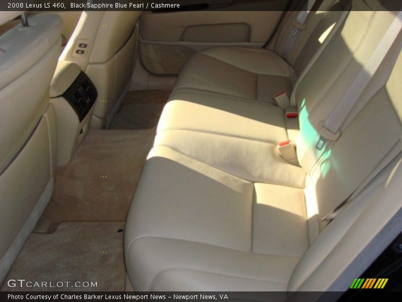 Rear Seat of 2008 LS 460