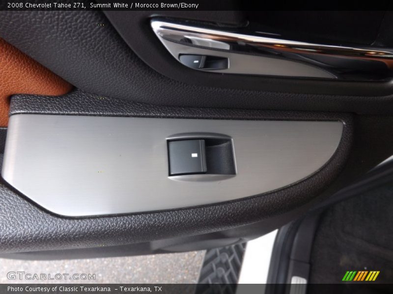 Summit White / Morocco Brown/Ebony 2008 Chevrolet Tahoe Z71