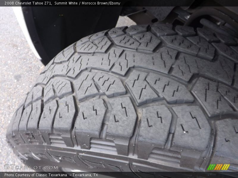 Summit White / Morocco Brown/Ebony 2008 Chevrolet Tahoe Z71