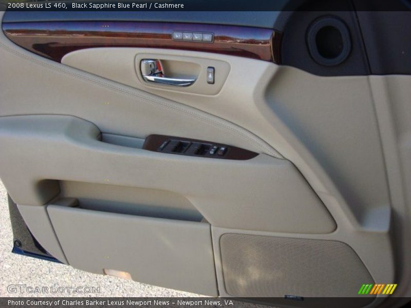 Black Sapphire Blue Pearl / Cashmere 2008 Lexus LS 460