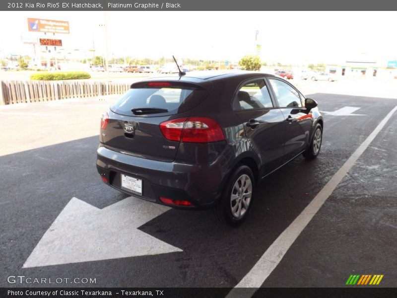 Platinum Graphite / Black 2012 Kia Rio Rio5 EX Hatchback