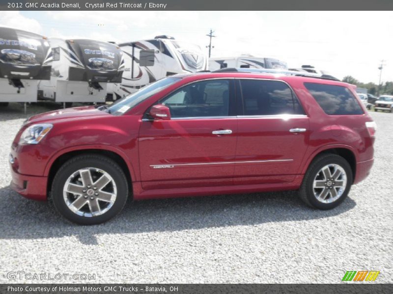 Crystal Red Tintcoat / Ebony 2012 GMC Acadia Denali