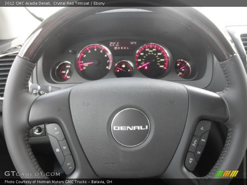 Crystal Red Tintcoat / Ebony 2012 GMC Acadia Denali