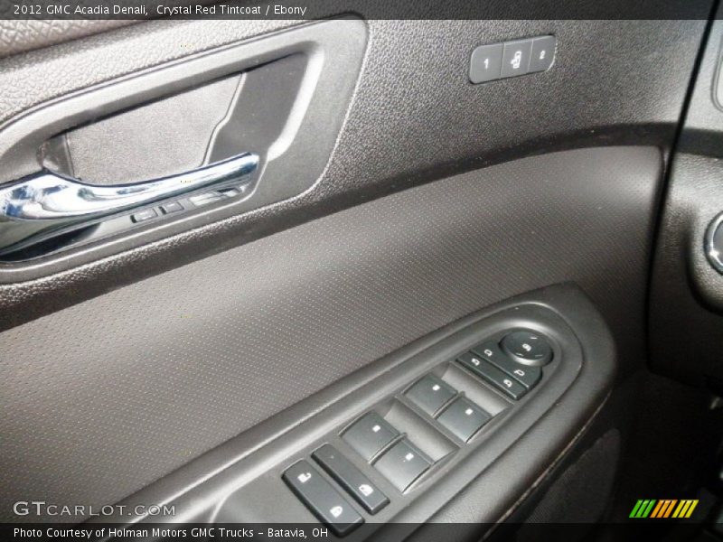 Crystal Red Tintcoat / Ebony 2012 GMC Acadia Denali