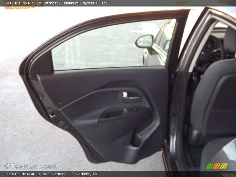 Platinum Graphite / Black 2012 Kia Rio Rio5 EX Hatchback