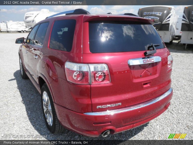 Crystal Red Tintcoat / Ebony 2012 GMC Acadia Denali