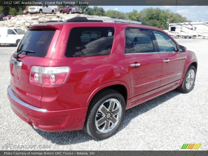 Crystal Red Tintcoat / Ebony 2012 GMC Acadia Denali