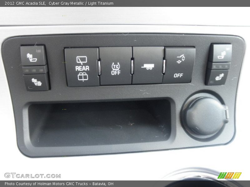 Cyber Gray Metallic / Light Titanium 2012 GMC Acadia SLE