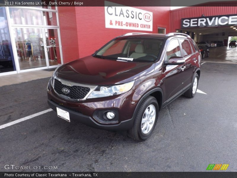 Dark Cherry / Beige 2013 Kia Sorento LX V6