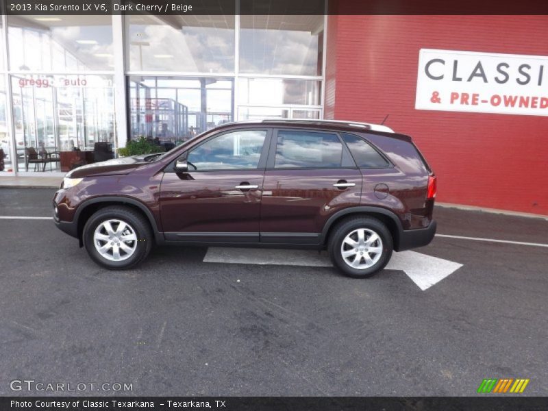 Dark Cherry / Beige 2013 Kia Sorento LX V6