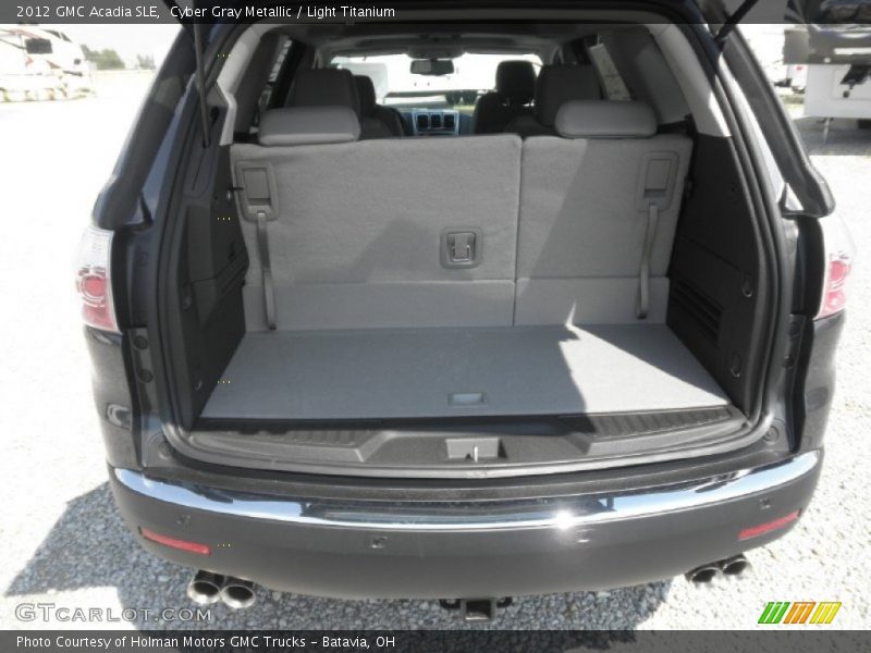 Cyber Gray Metallic / Light Titanium 2012 GMC Acadia SLE